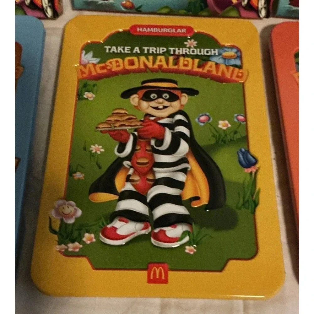 McDonald Land Souvenir Tin - 2025 Adult Happy Meal Lot Of 3, New In Opened‎ Box